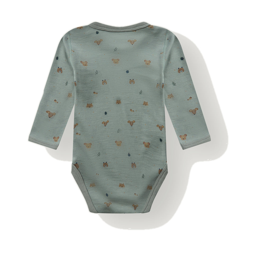 Hust &amp; Claire | Baloo Forest Ull/Bambus Body – Slate Green