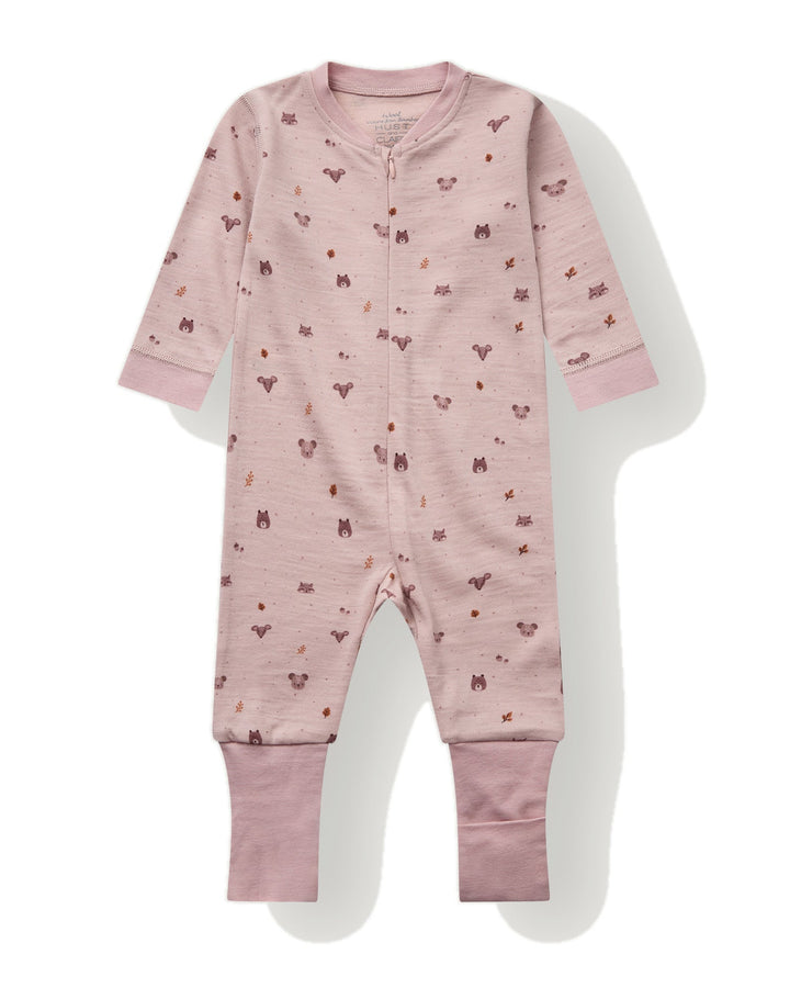 Hust &amp; Claire | Manu Forest Ull/Bambus Pysj – Dusty Rose
