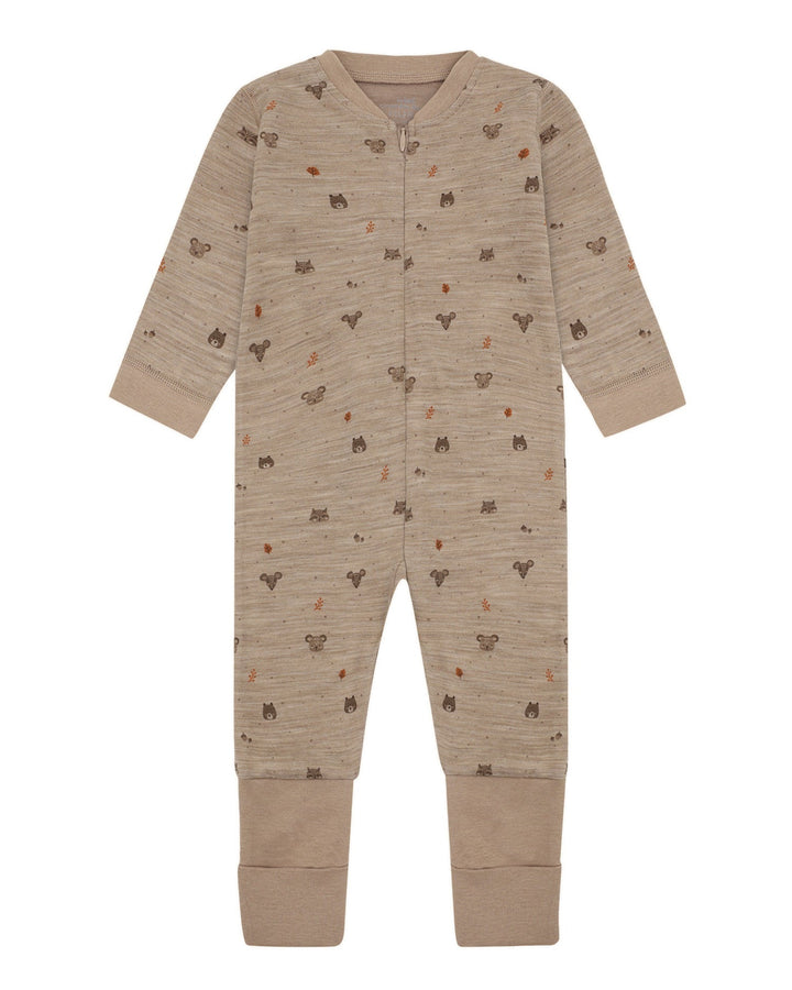 Hust &amp; Claire | Manu Forest Ull/Bambus Pysj – Biscuit