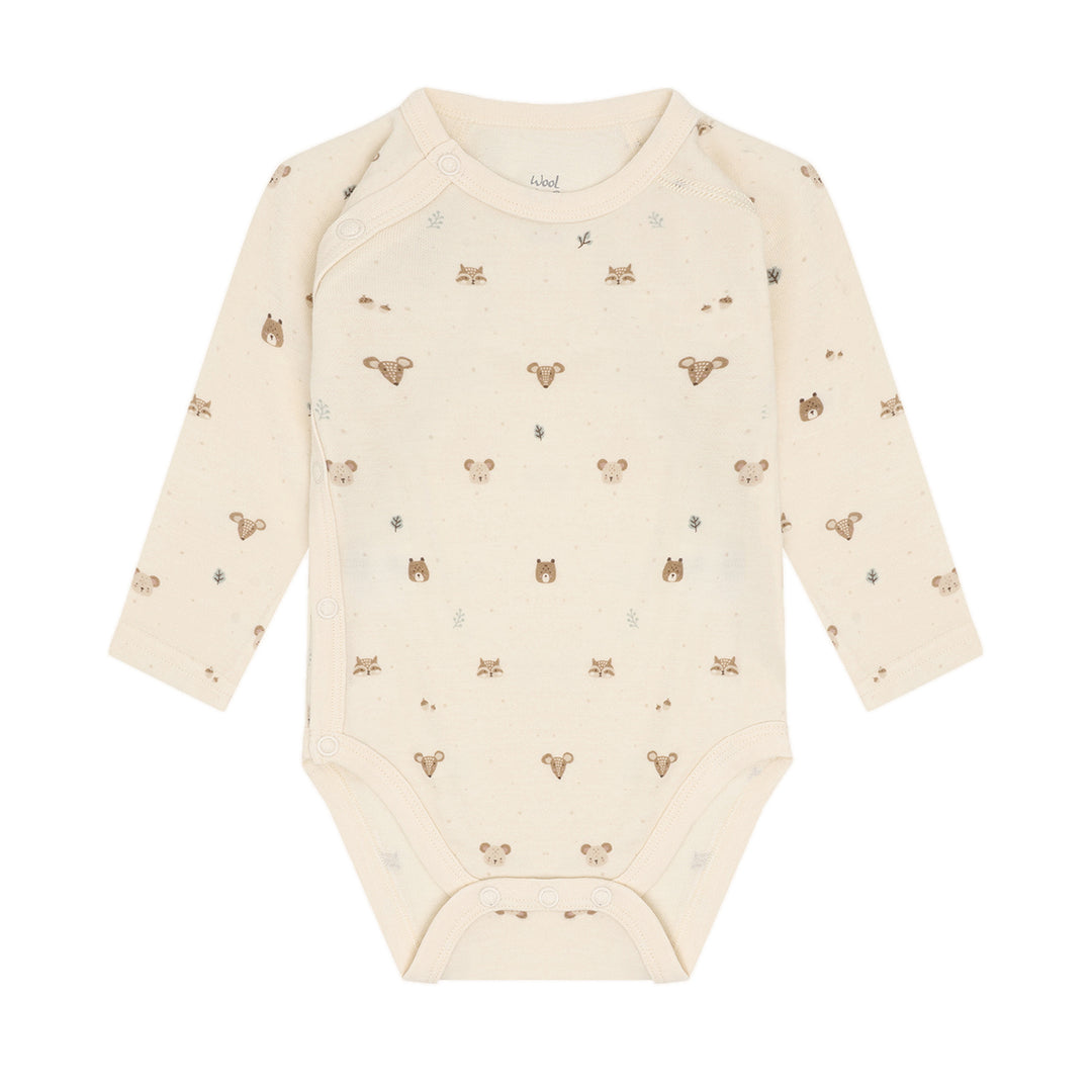 Hust &amp; Claire | Baloo Omslagsbody Ull/Bambus – Offwhite