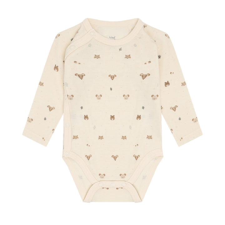 Hust &amp; Claire | Baloo Omslagsbody Ull/Bambus – Offwhite