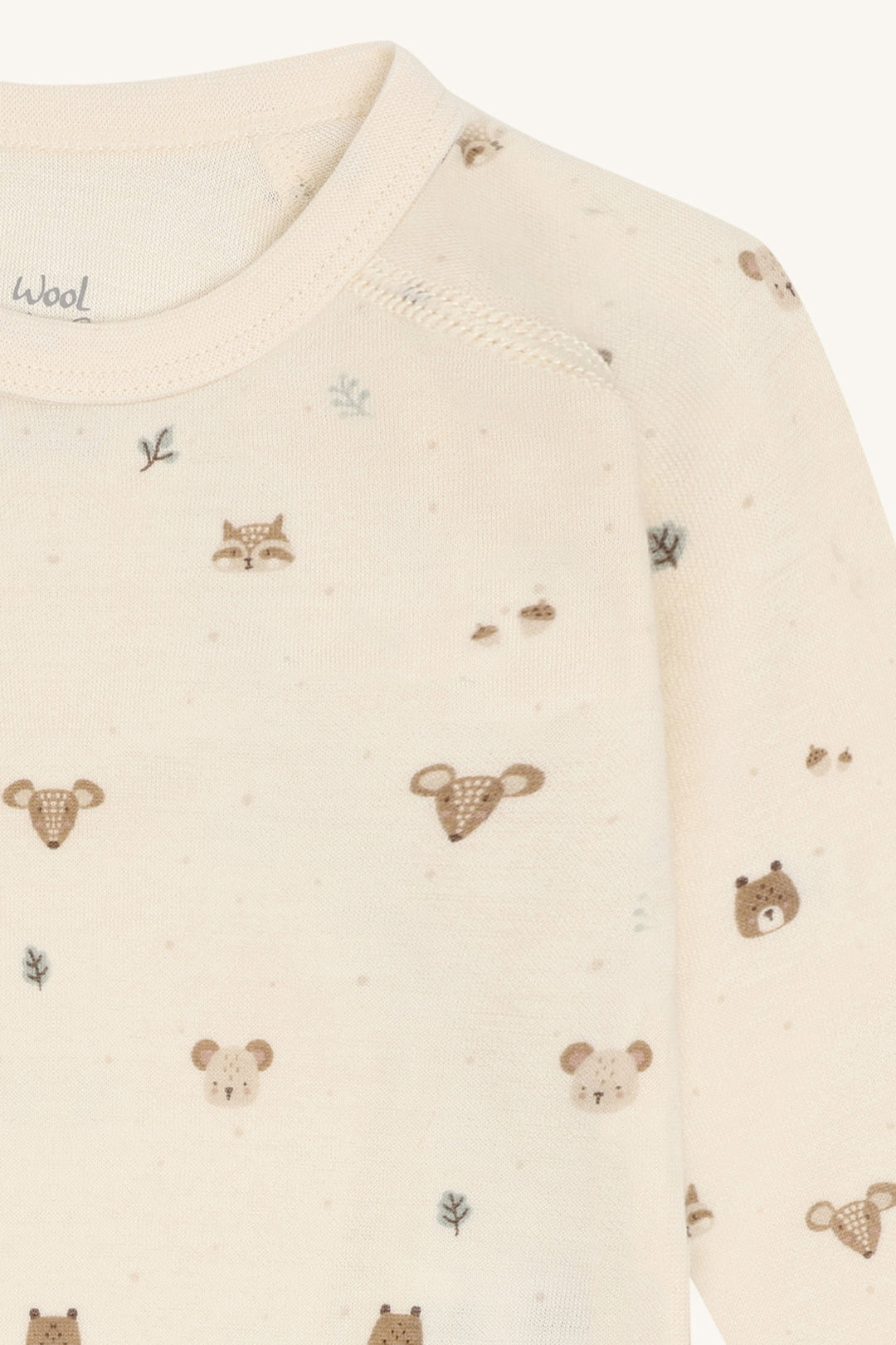 Hust &amp; Claire | Baloo Omslagsbody Ull/Bambus – Offwhite