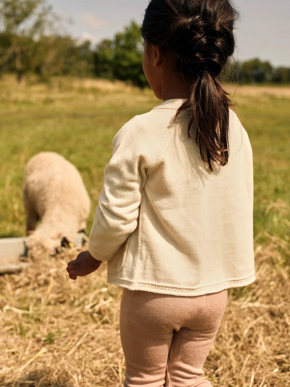 Lil' Atelier Mini NOEL NAB WOOL SLIM LEGGING - Roebuck - Torgunns Barneklær AS