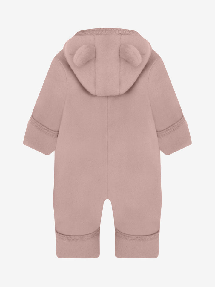 HUTTEliHUT | Ullfleece Dress m/Bamseører - Mahogany Rose