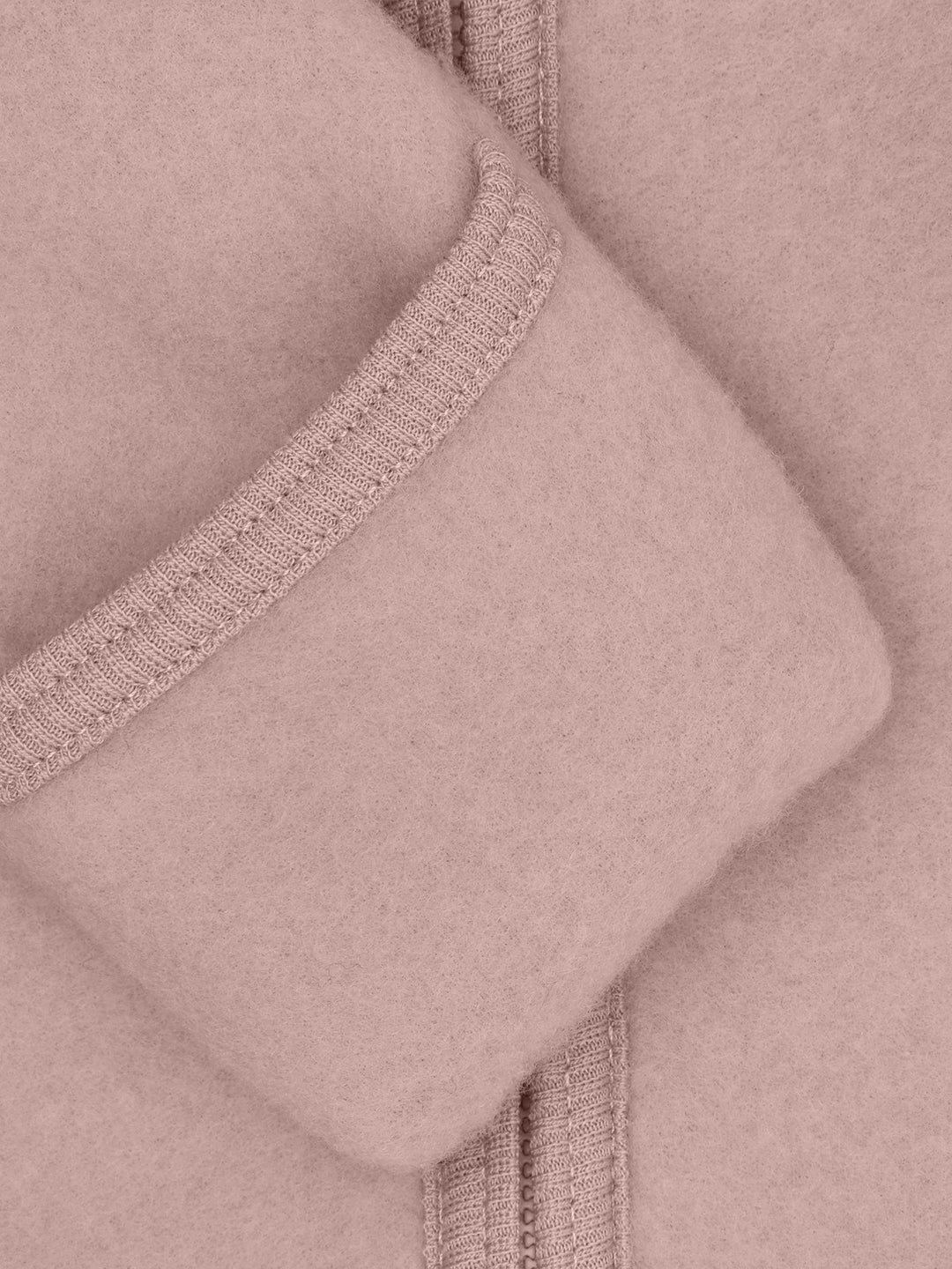 HUTTEliHUT | Ullfleece Dress m/Bamseører - Mahogany Rose