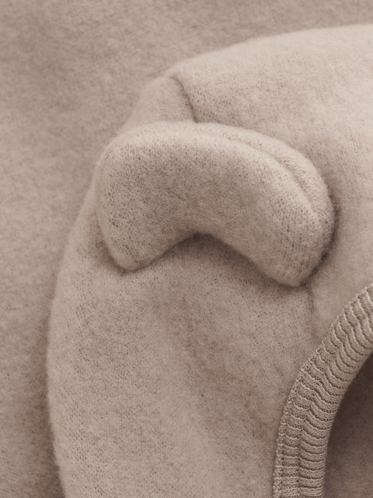 HUTTEliHUT | Jacket Ears Wool Fleece - Mahogany Rose