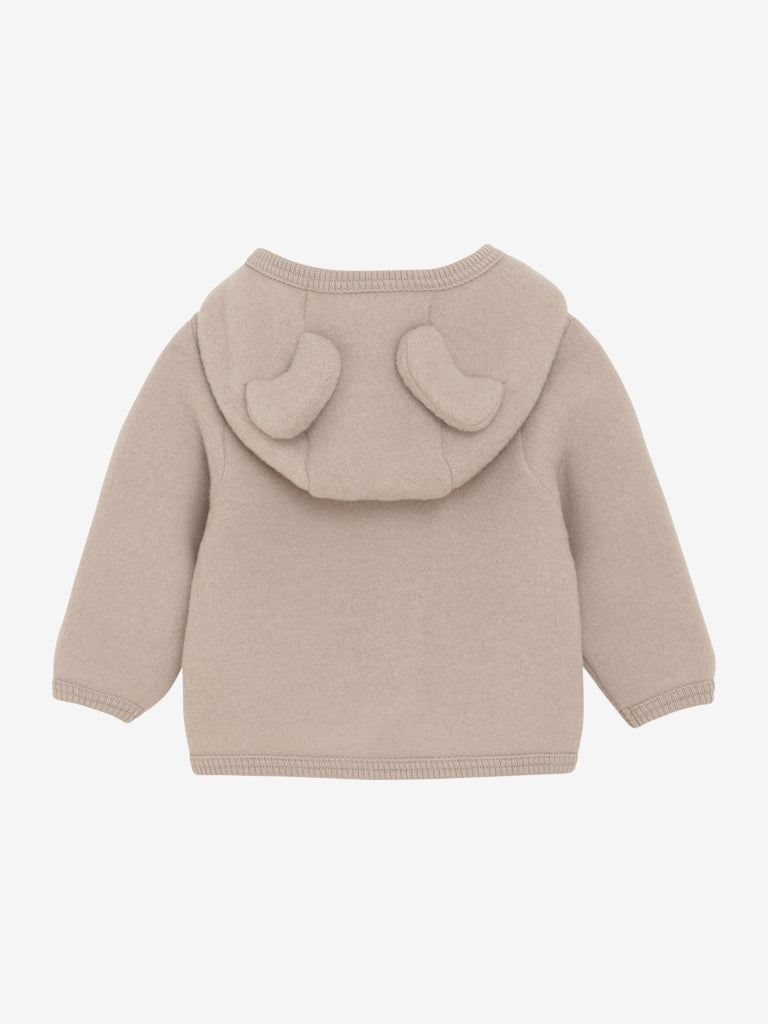 HUTTEliHUT | Jacket Ears Wool Fleece - Mahogany Rose - Torgunns Barneklær AS