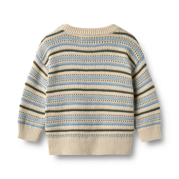Wheat | Jacquard Pullover Harlow - Offwhite