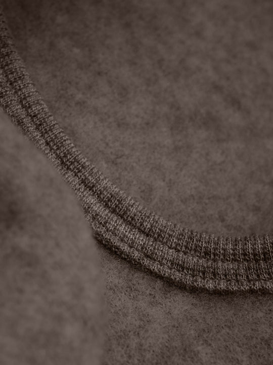 HUTTEliHUT | Balaclava Ears Wool Fleece - Brown Melange