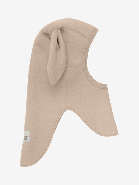 HUTTEliHUT | Balaclava Ears Wool Fleece - Mahogany Rose