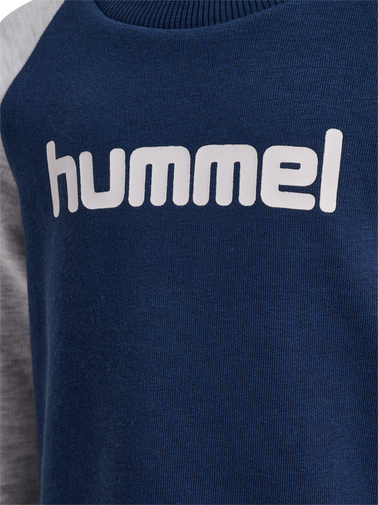 hummel MINI REG BASE SWEAT SET - Dress Blues - Torgunns Barneklær AS