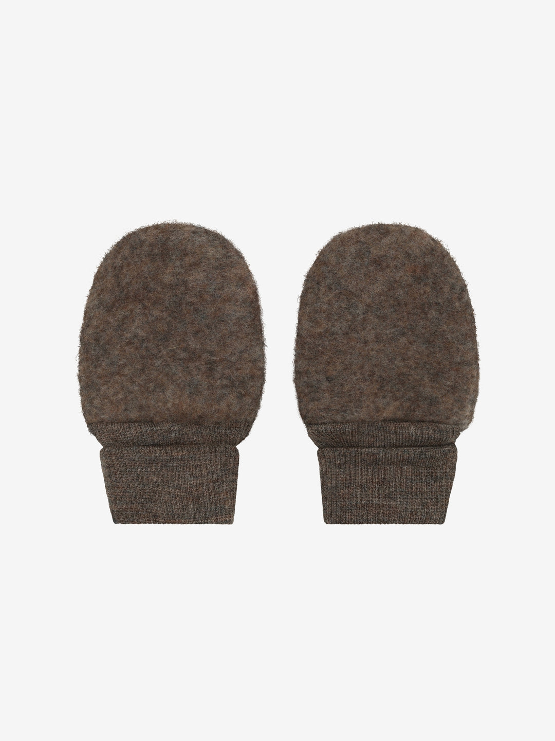 HUTTEliHUT | Ullfleece Votter - Brown Melange