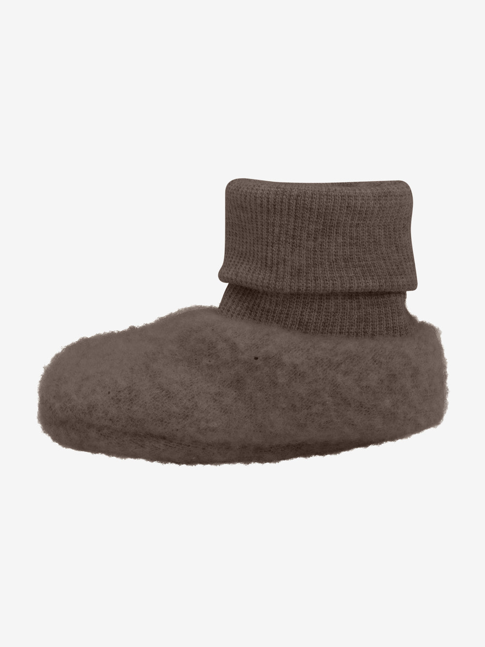 HUTTEliHUT | Footies Wool Fleece 2-layer - Brown Melange