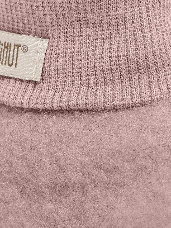 HUTTEliHUT | Ullfleece Tøfler - Mahogany Rose