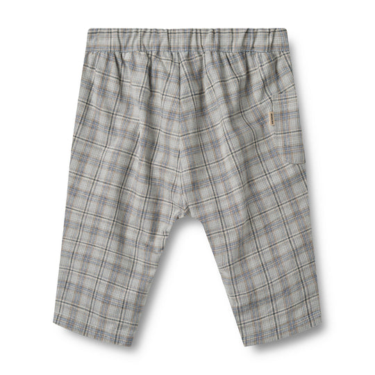 Wheat Main Trousers Lined Henry - Cloudy Blue Check