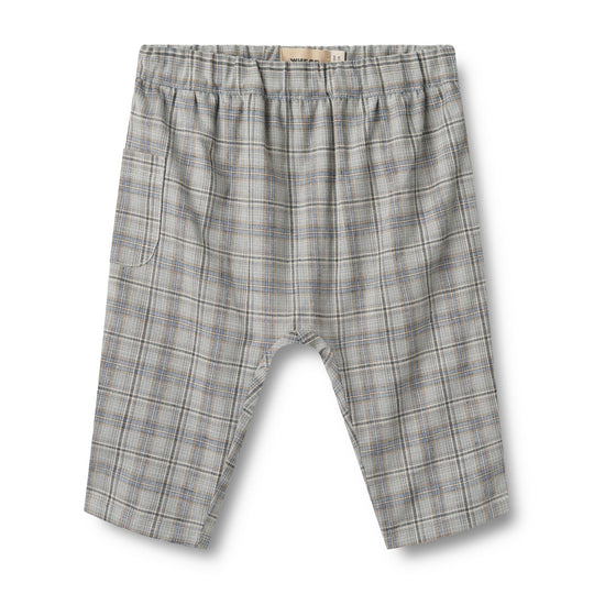 Wheat Main Trousers Lined Henry - Cloudy Blue Check