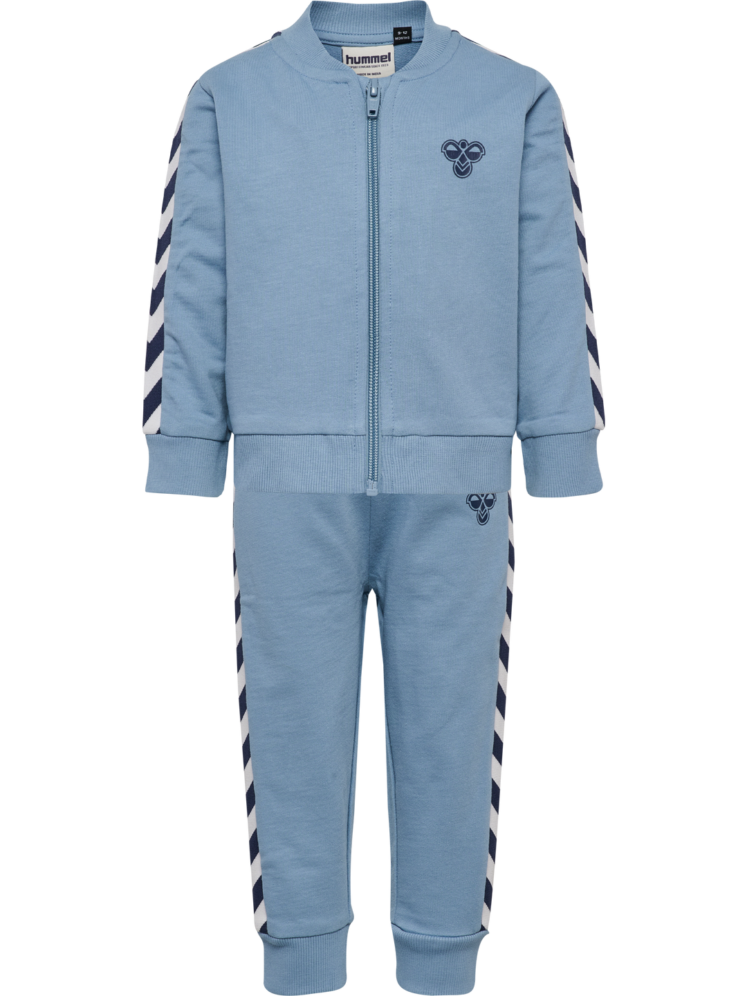 hummel MINI REG CHEVRON SET - FADED DENIM - Torgunns Barneklær AS
