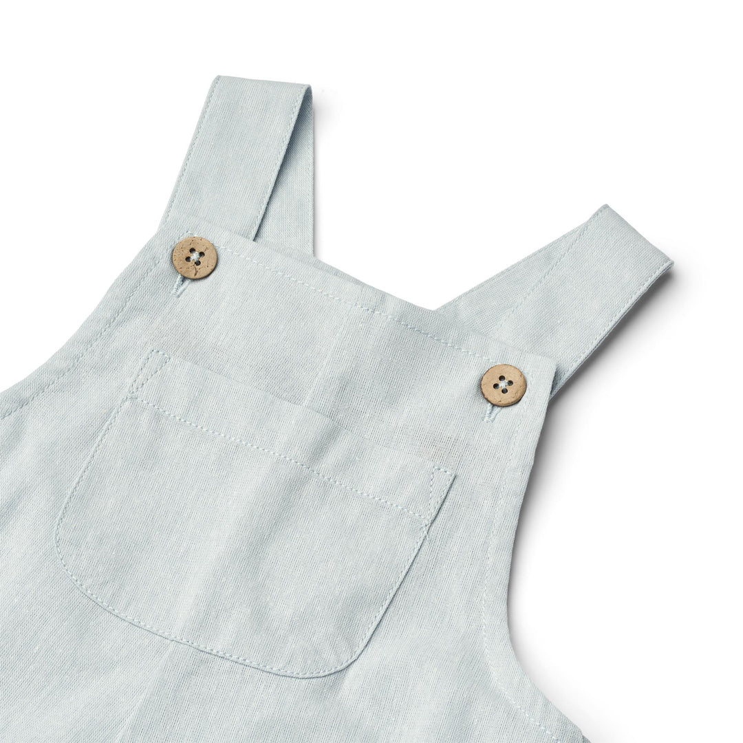 Wheat Main Overall Sigge - Light Blue Chambray - Torgunns Barneklær AS