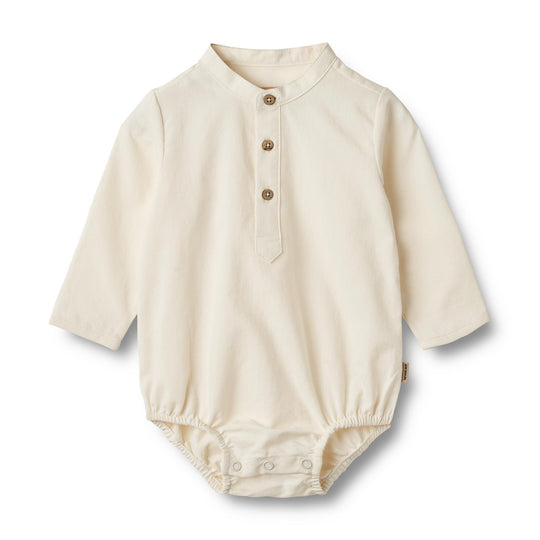 Wheat Main Romper Shirt Victor - Eggshell