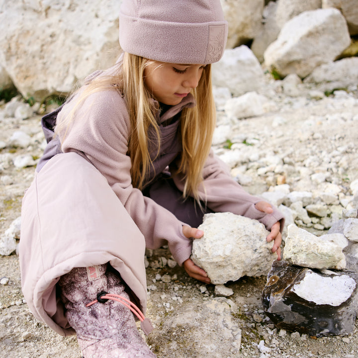 Wheat | Fleece Genser Polaren - Dry Rose