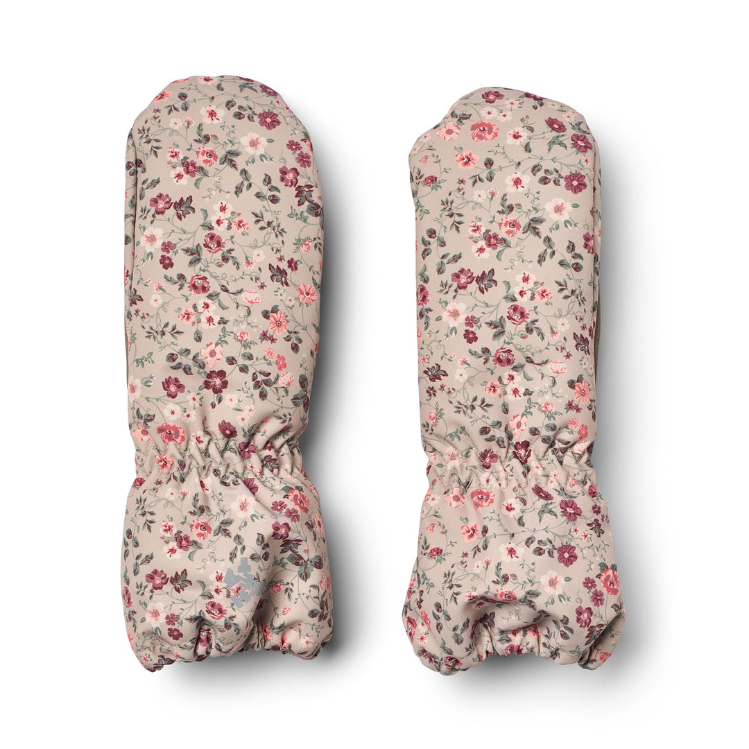 Wheat | Monta Tekniske Votter - Grey Moon Flowers