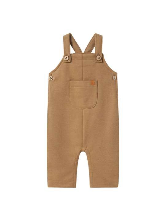 Lil' Atelier Baby ILONDON RUK SWEAT OVERALL - Sepia Tint