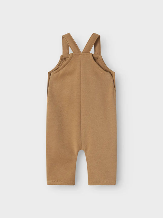 Lil' Atelier Baby ILONDON RUK SWEAT OVERALL - Sepia Tint