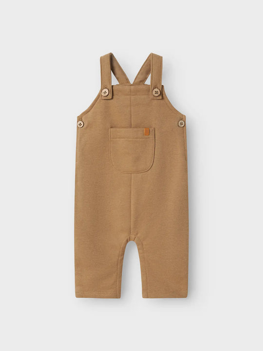 Lil' Atelier Baby ILONDON RUK SWEAT OVERALL - Sepia Tint