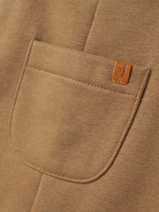 Lil' Atelier Baby ILONDON RUK SWEAT OVERALL - Sepia Tint