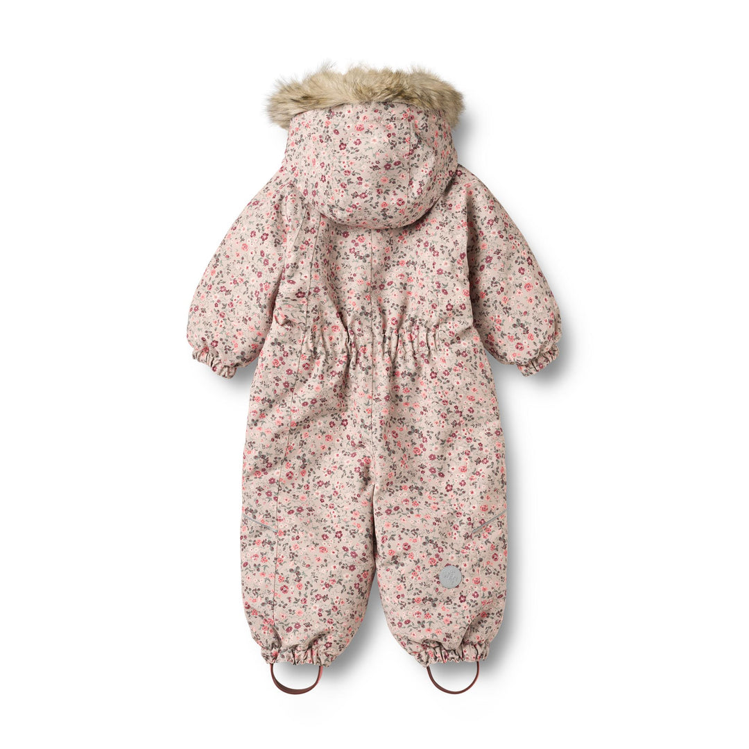 Wheat | Vinterdress Nickie - Grey Moon Flowers