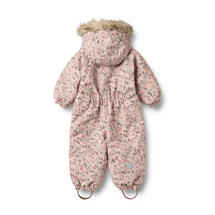 Wheat | Vinterdress Nickie - Grey Moon Flowers