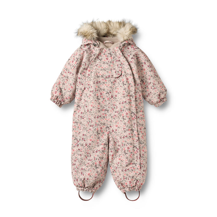 Wheat | Vinterdress Nickie - Grey Moon Flowers