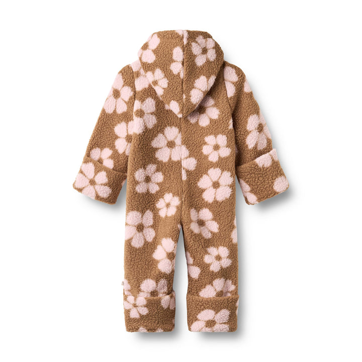 Wheat | Allo Fleecedress - Warm Hazel Flowers