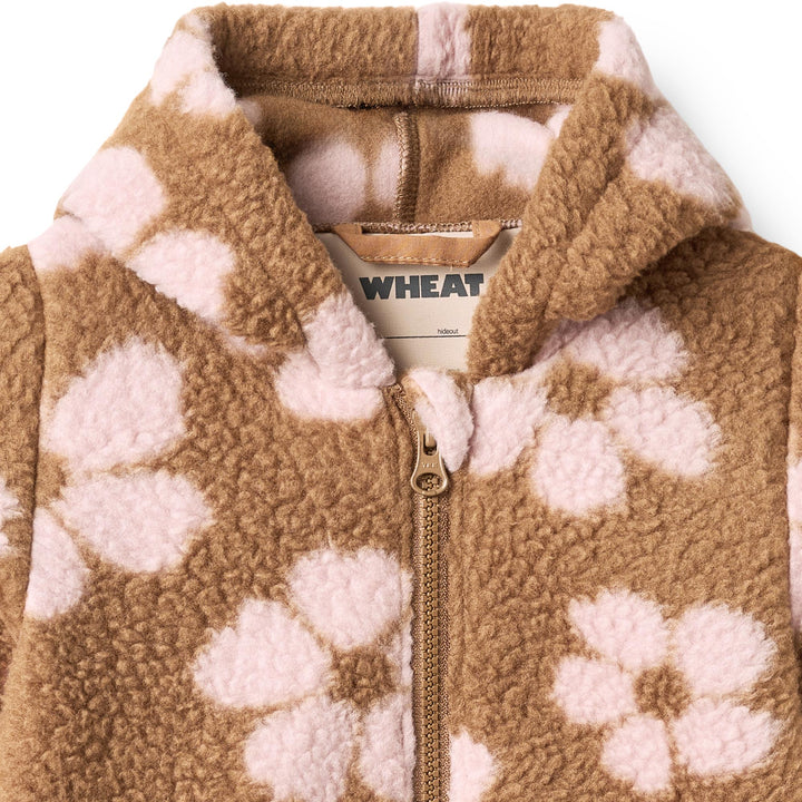 Wheat | Allo Fleecedress - Warm Hazel Flowers