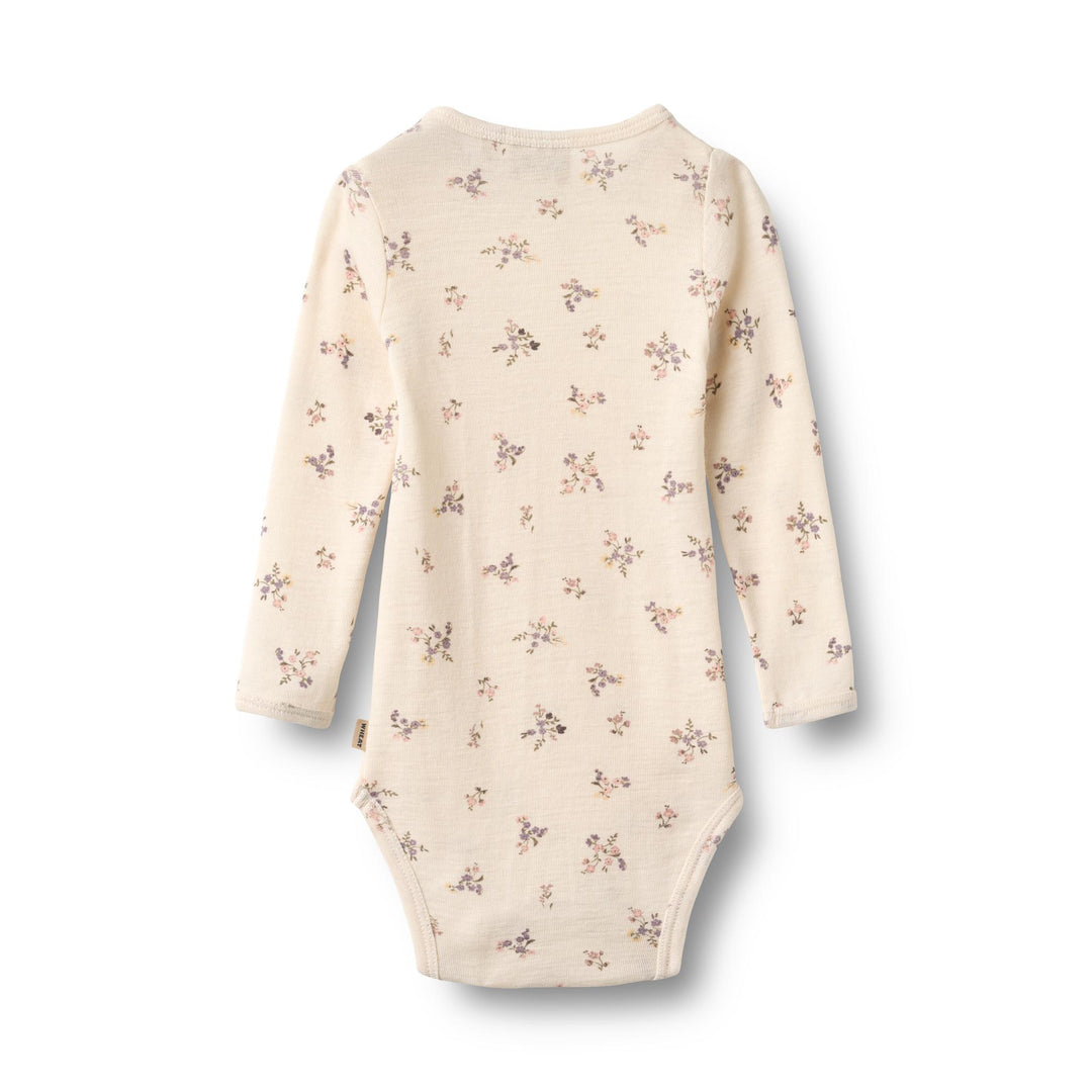 Wheat | Ull Body Lucca - Eggshell Flowers
