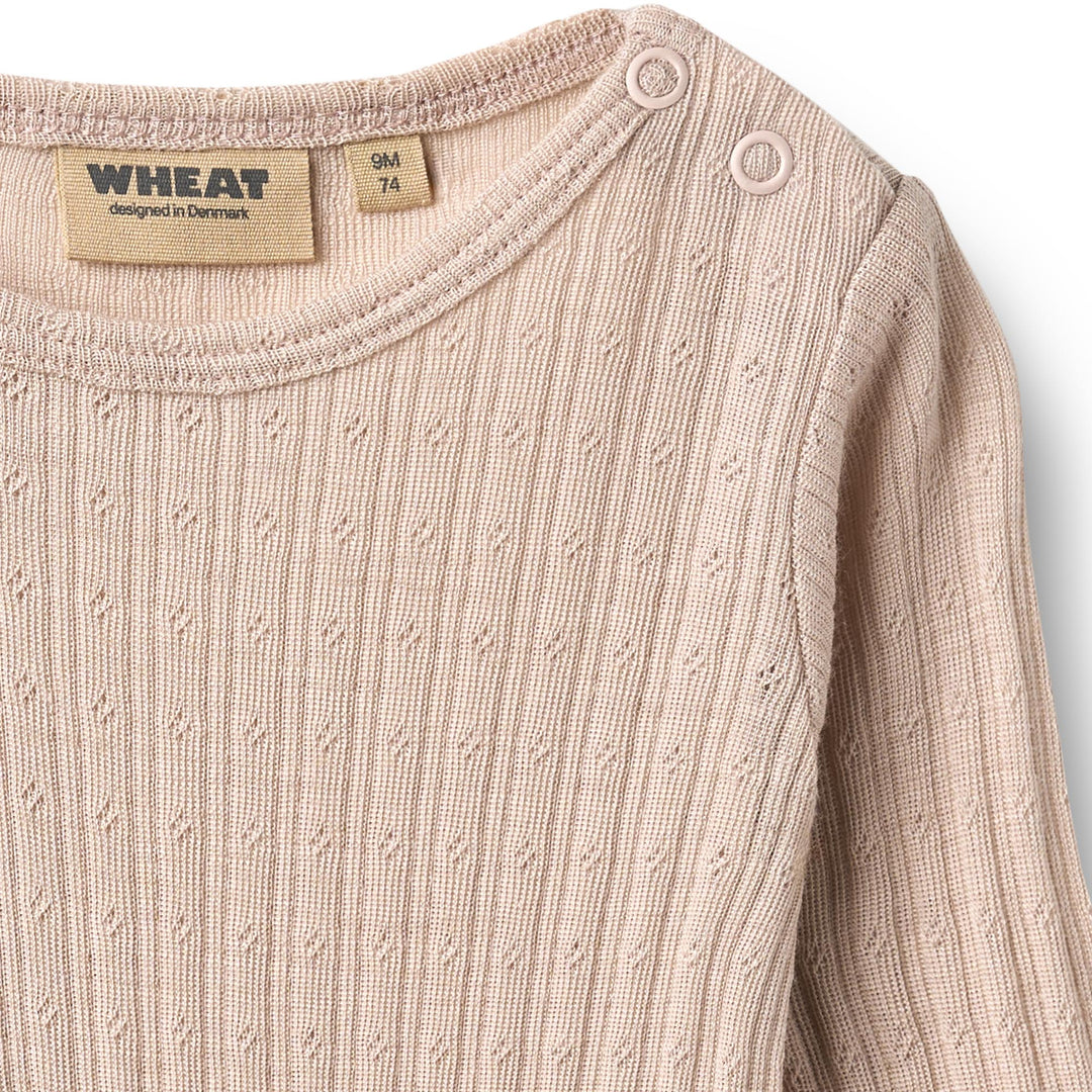 Wheat | Ull/Silke Body Liea - Pale lilac