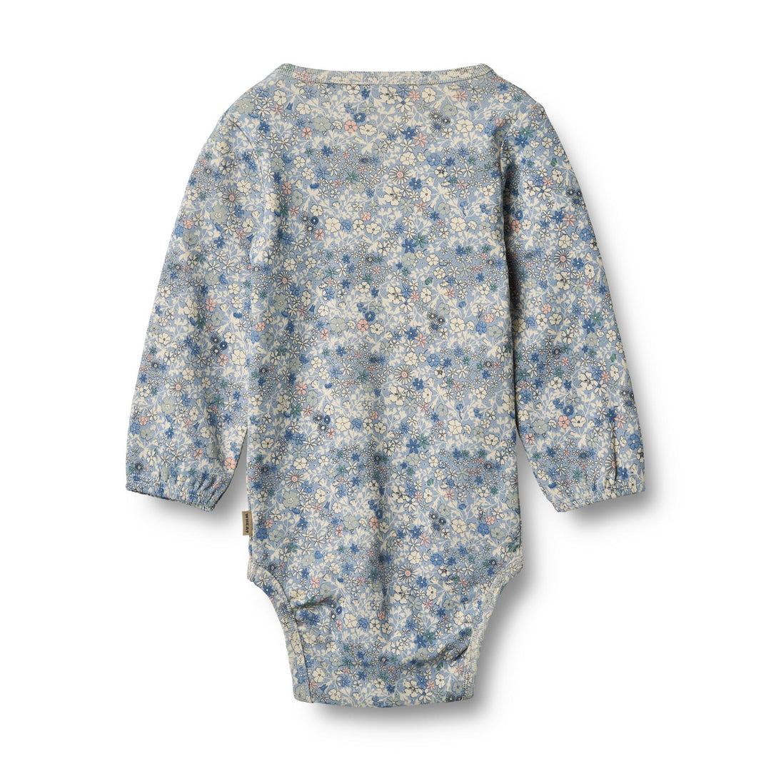 Wheat Main Body LS Elmine - Blue summer flowers