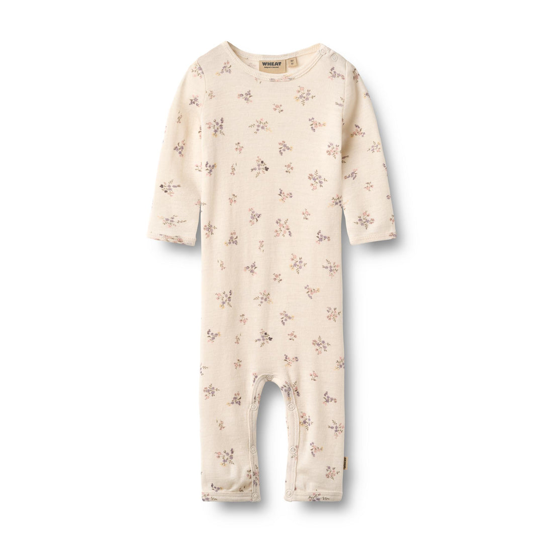 Wheat | Ull Jumpsuit Haven - Eggshell Flowers