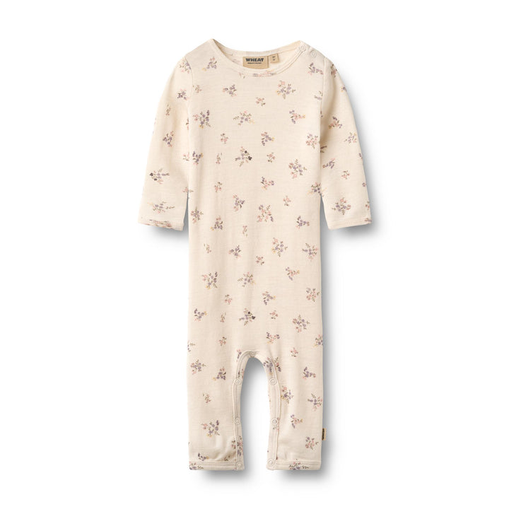Wheat | Ull Jumpsuit Haven - Eggshell Flowers