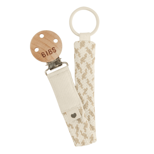 BIBS | Pacifier Clip - Ivory/Vanilla - Torgunns Barneklær AS