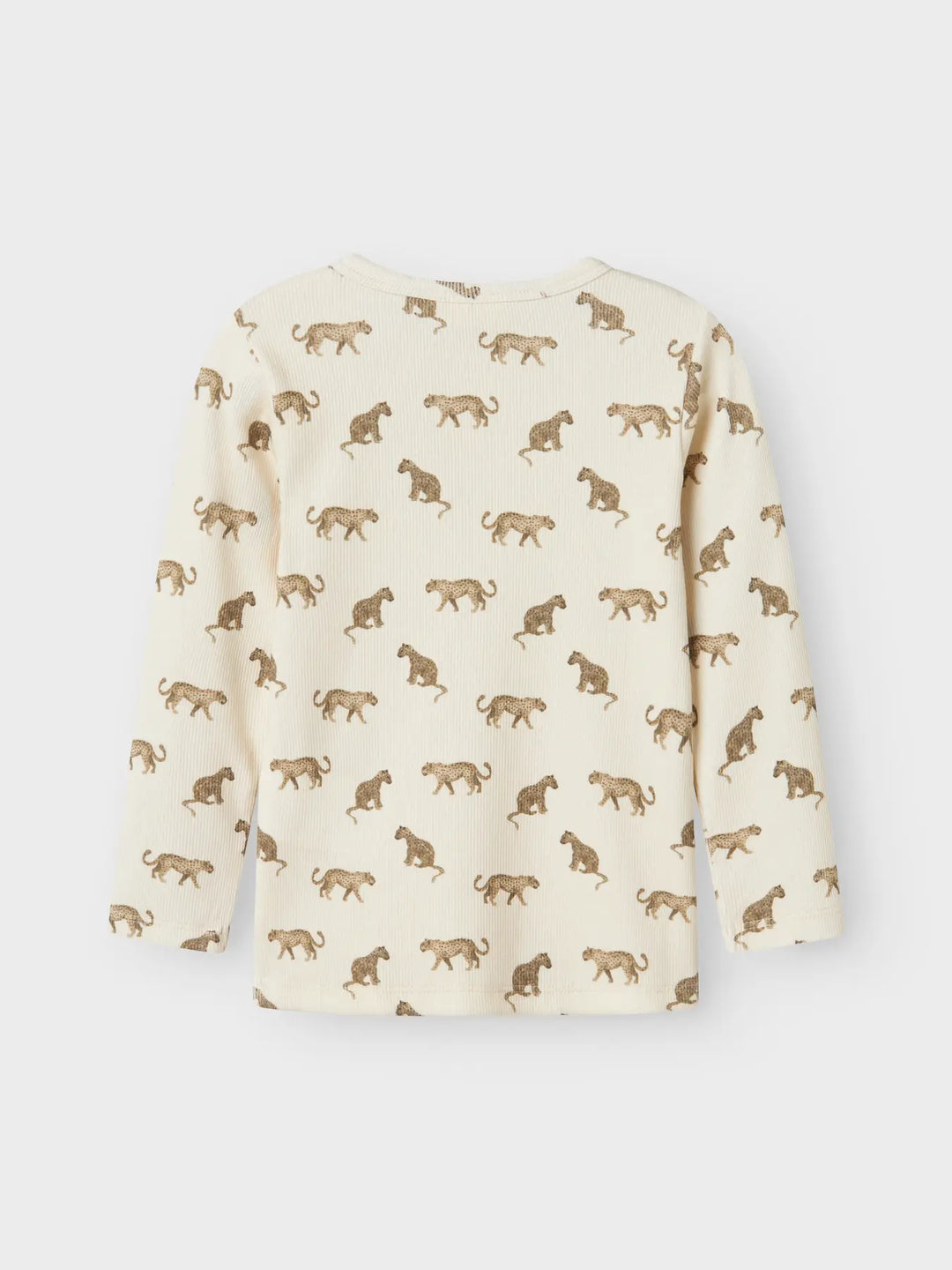 Lil' Atelier Mini LAVO ENO SLIM LS TOP - Turtledove | LEO - Torgunns Barneklær AS