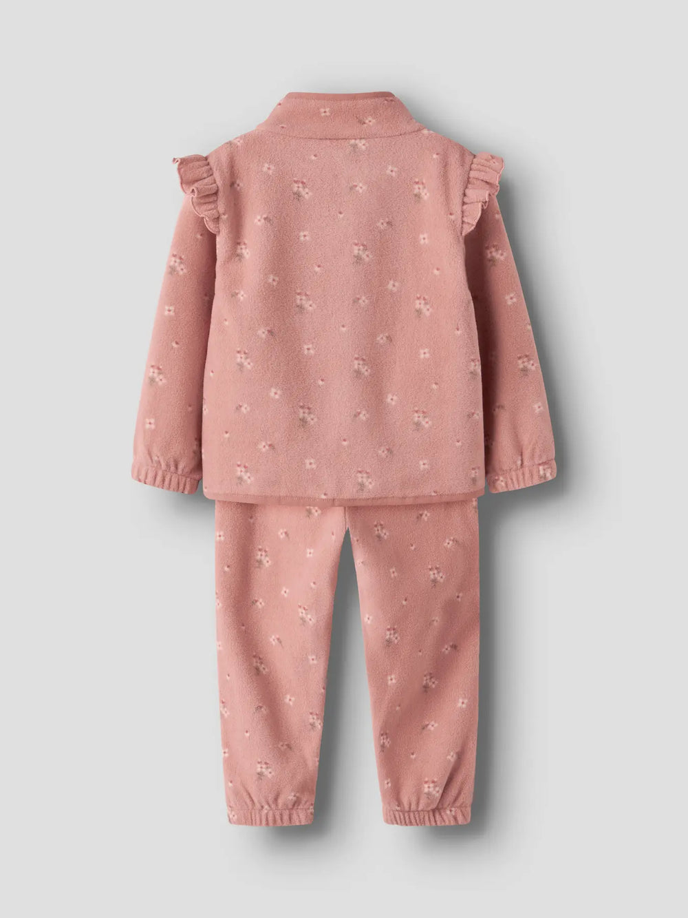 Lil' Atelier Mini LASPEKTRA FLEECE SET AOP - Misty Rose - Torgunns Barneklær AS