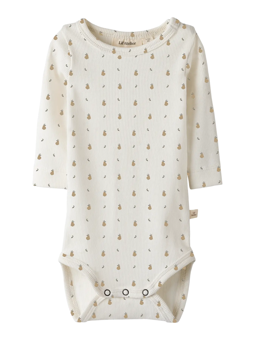 Lil' Atelier BABY LAGO MIO LS SLIM BODY - Coconut Milk | Pear - Torgunns Barneklær AS