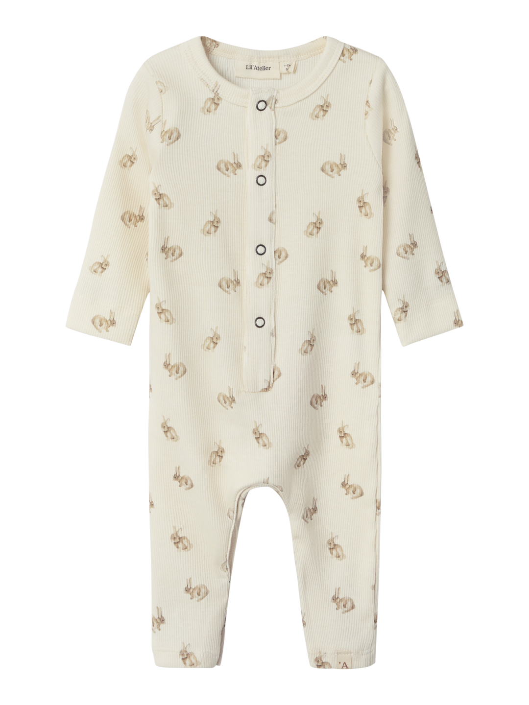 Lil' Atelier BABY LAVO EMO LS SLIM SUIT - Turtledove Rabbit