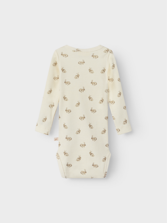 Lil' Atelier BABY LAVO EMO LS SLIM BODY - Turtledove Rabbit