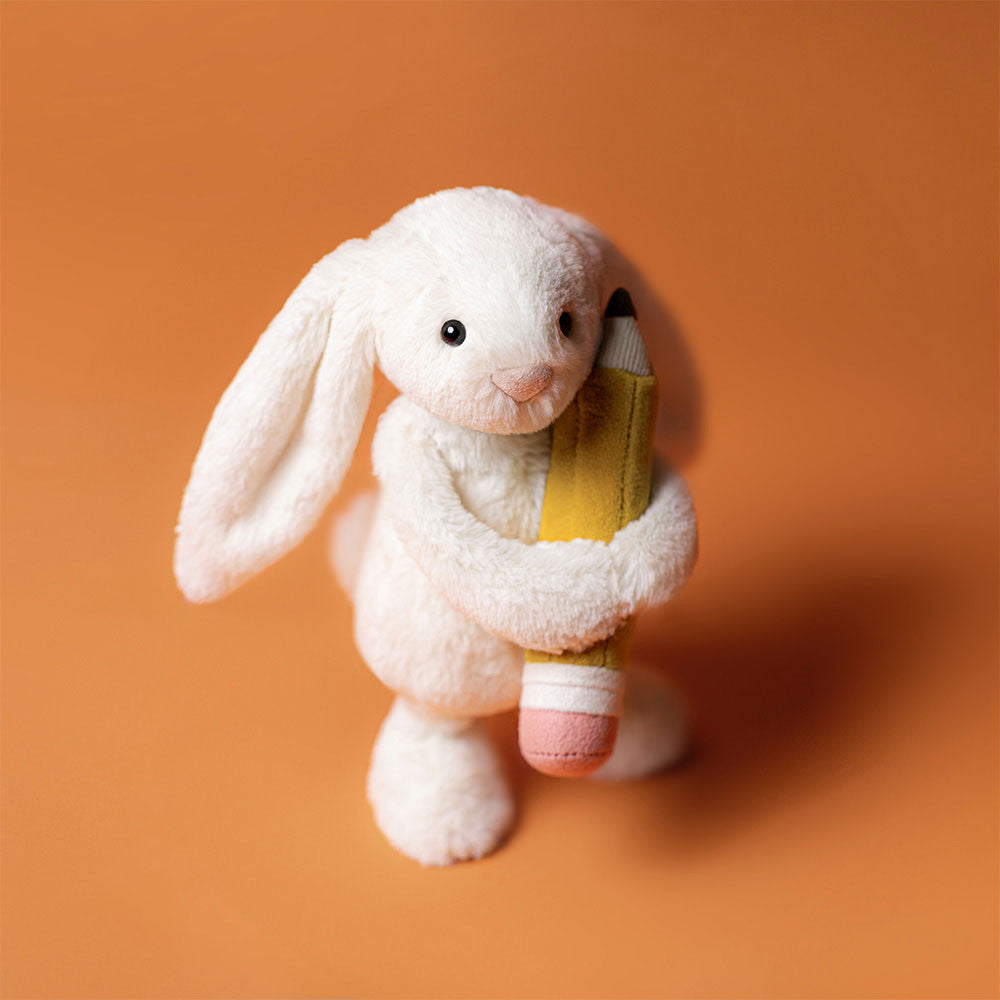 Jellycat | Bashful Bunny w/Pencil - Torgunns Barneklær AS