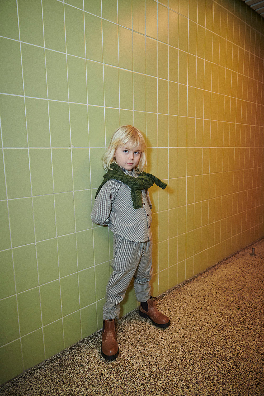Copenhagen Colors | Rutete skjorte – Lyseblå/brun ruter