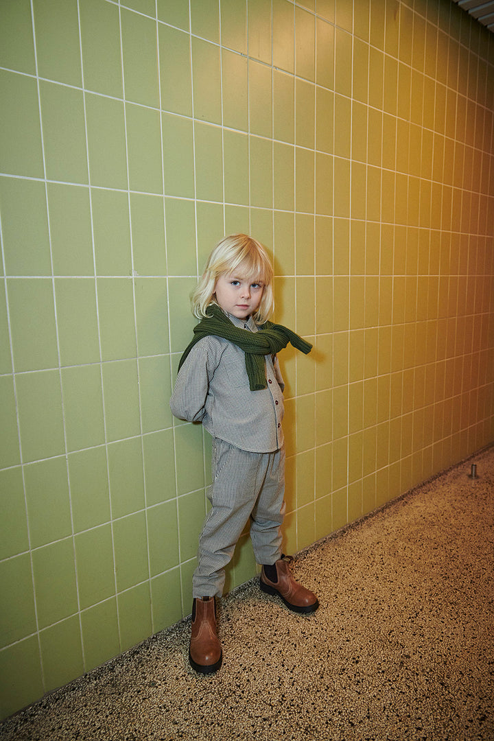 Copenhagen Colors | Rutete skjorte – Lyseblå/brun ruter