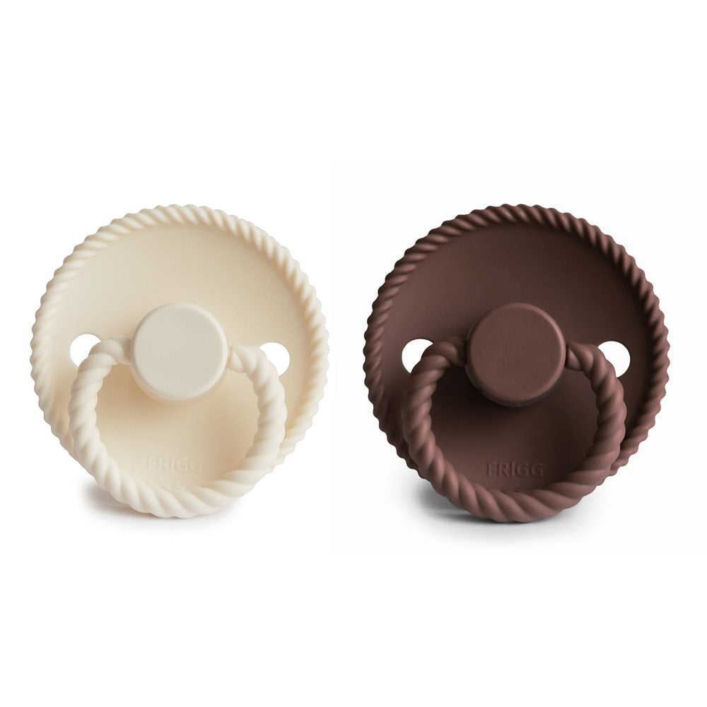 FRIGG | Rope Smokk Silikon 2pk - Cream/Cocoa - Torgunns Barneklær AS