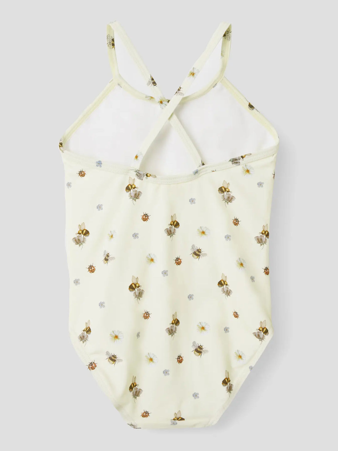 Lil' Atelier Mini HELGINA SWIMSUIT - Turtledove - Torgunns Barneklær AS